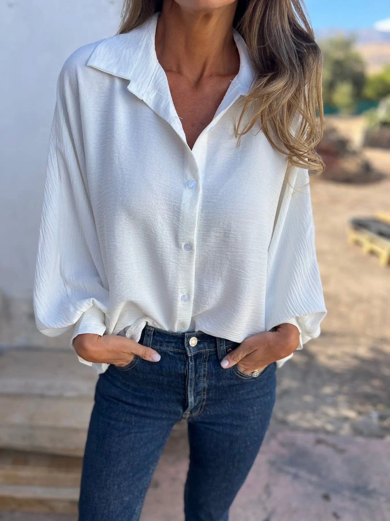 Chemise Élégante à Coupe Fluide